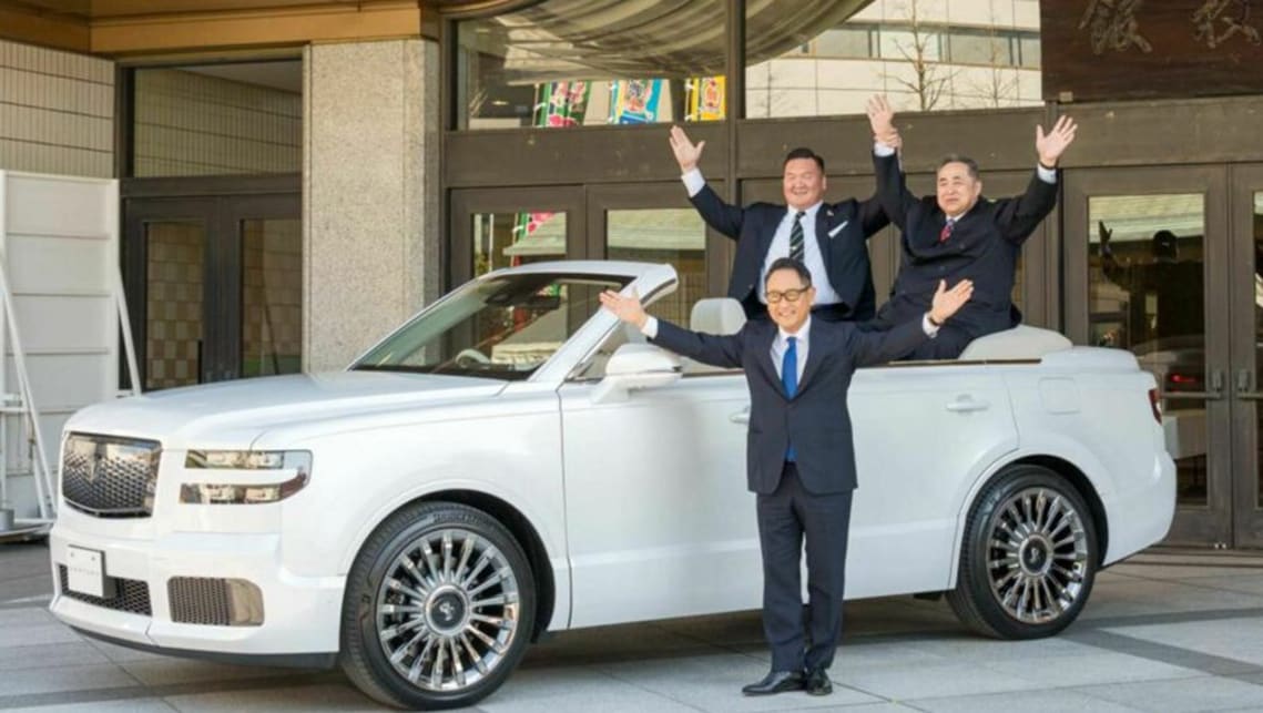 Toyota Century and Crown convertibles are oneoffs... for now Luxury