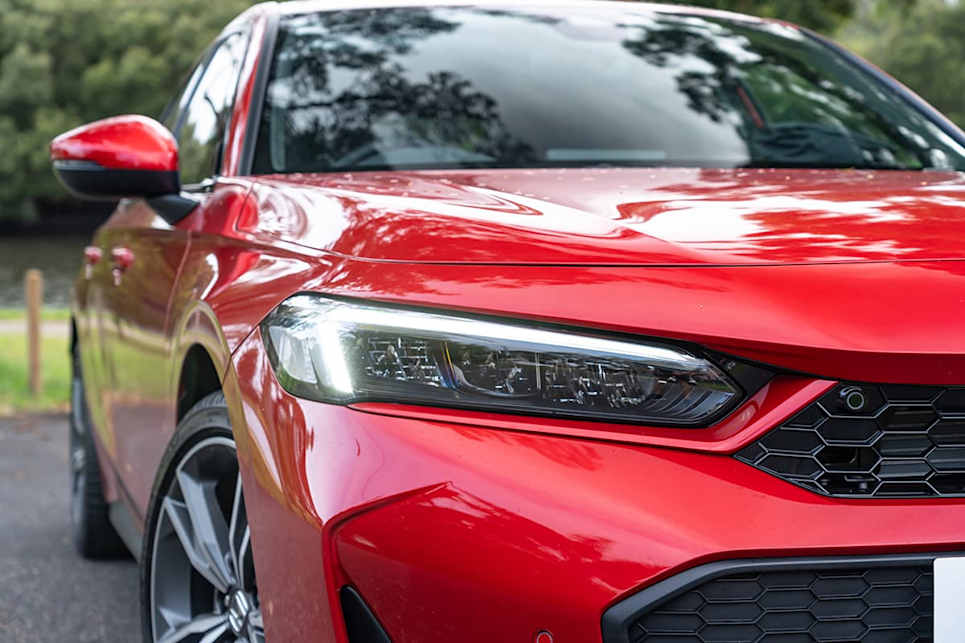 2025 Honda Civic e:HEV L (image: Sam Rawlings)