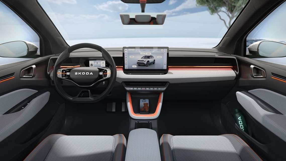 2025 Skoda Epiq New concept previews citysized pureelectric SUV set to charge into