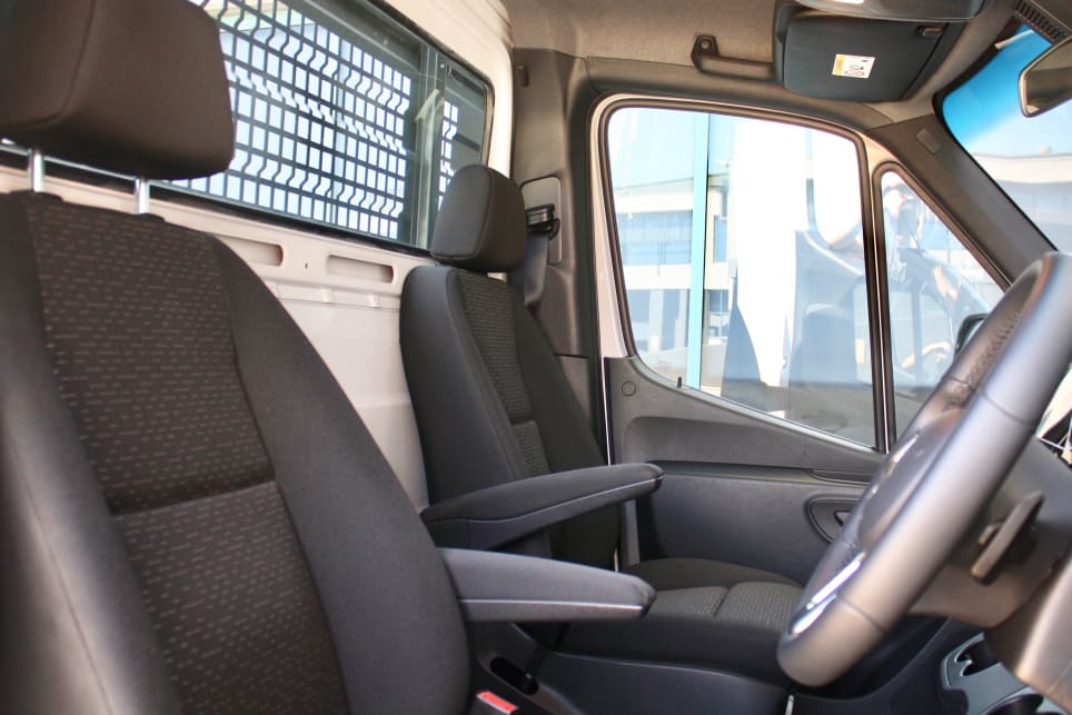 The optional Comfort Seats offer plenty of adjustment, but they can be a little uncomfortable.
