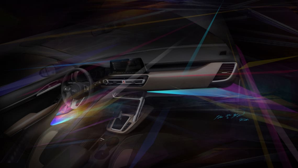 Kia S Small Suv Teased Ahead Of October Launch Interior