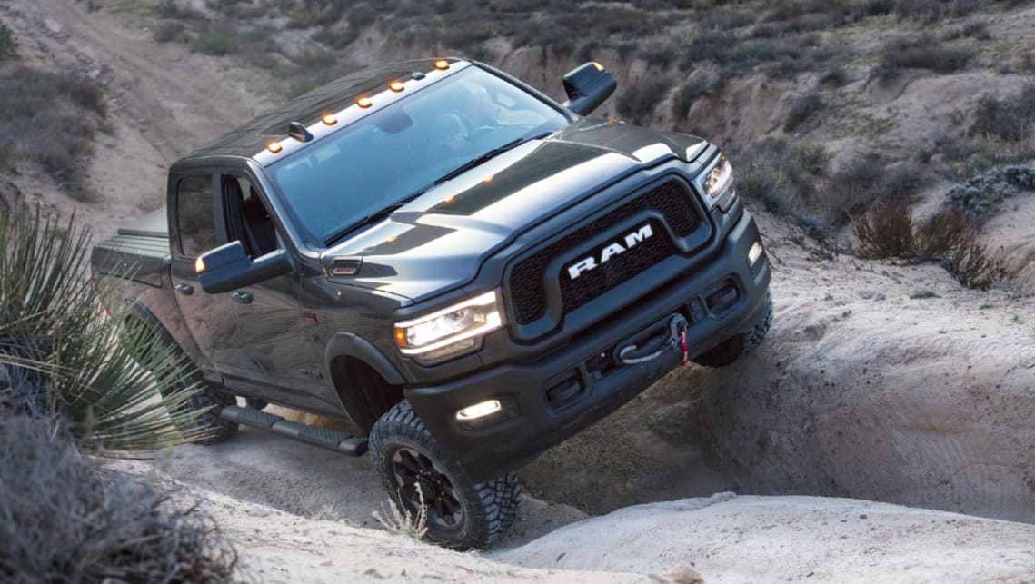 Based on the Heavy duty, the Power Wagon is a 4WD beast, with unique off-road suspension.