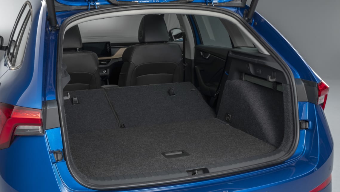 The Czech brand is also claiming best-in-class rear headroom and luggage space, the latter of which will expand to 1410 litres with the rear seats folded flat.