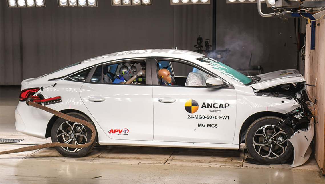 2025 MG5 ANCAP testing