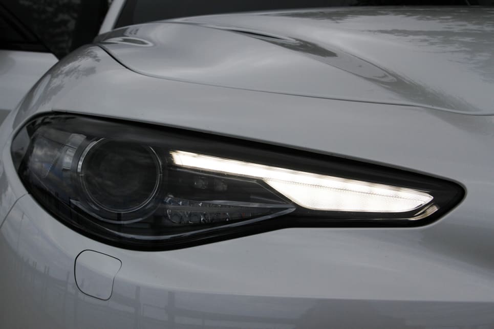 Active bi-xenon headlights, auto wipers and headlights are included as standard. (Image credit: Max Klamus)
