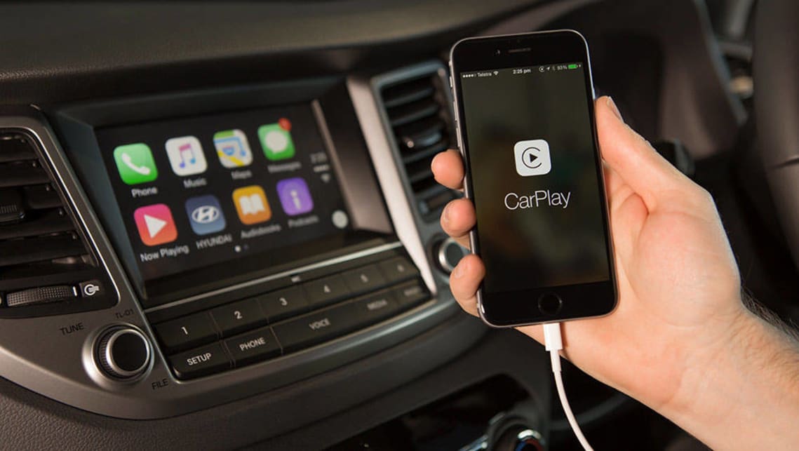 Smartphone integration, like Apple CarPlay, is becoming more common in new cars.