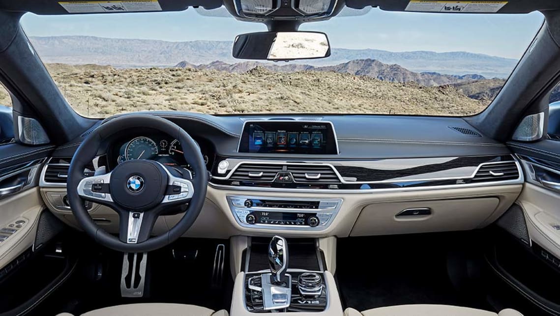2017 BMW M760Li xDrive dashboard.