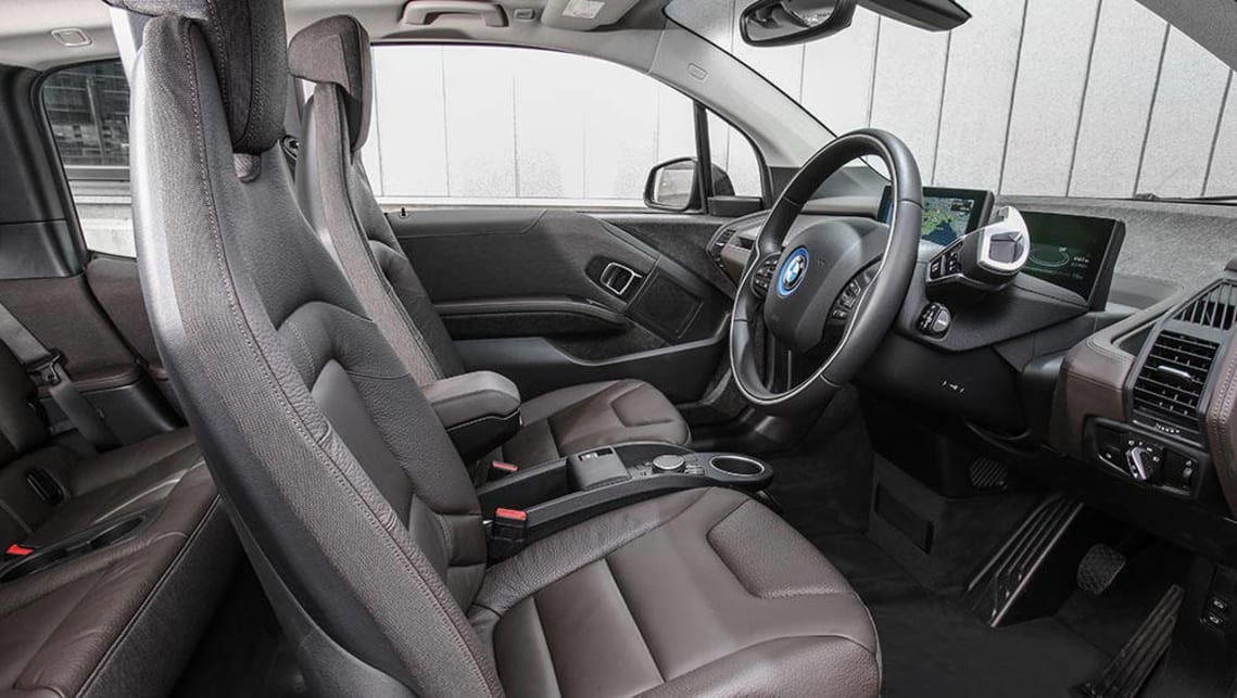 2016 BMW i3 94Ah (pure electric vehicle shown). Australian images.