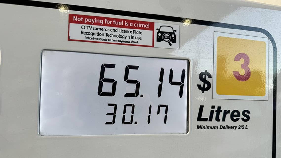 Fuel pump bowser display (Image: Byron Mathioudakis)