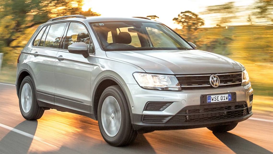 Podium finishers: Car of the Year VW Tiguan. Picture: Thomas Wielecki