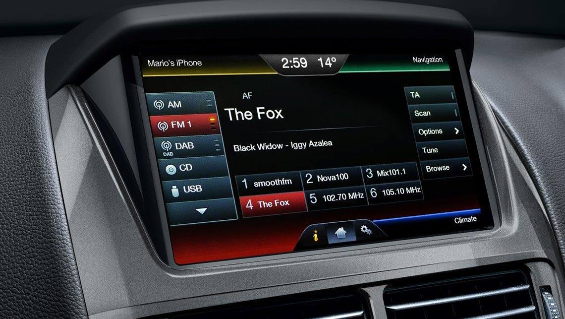 Ford SYNC2 multimedia system