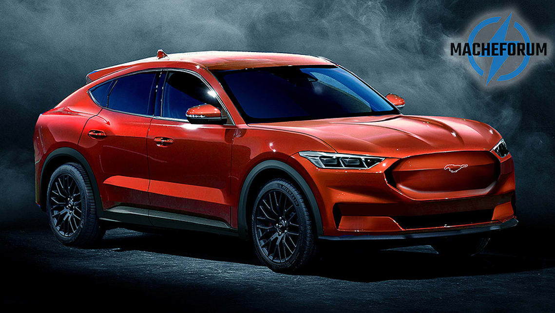 this is what the electric ford mustang suv could look like tesla rival just weeks away