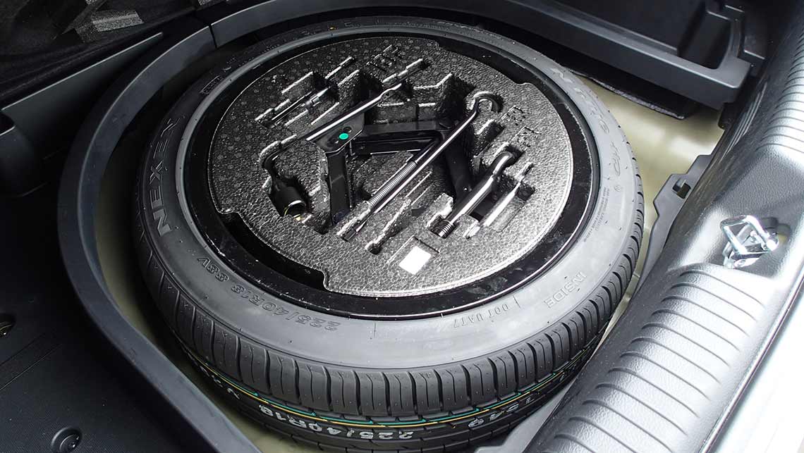 Full-size spare tyre