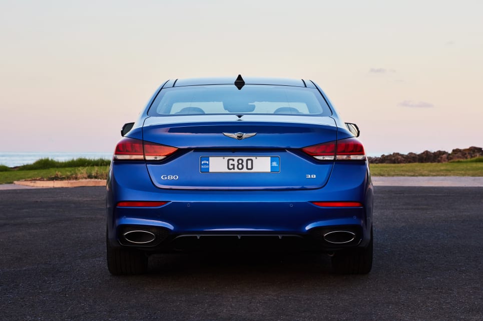 The G70 looks sufficiently boat-like and expensive to justify its premium tag.