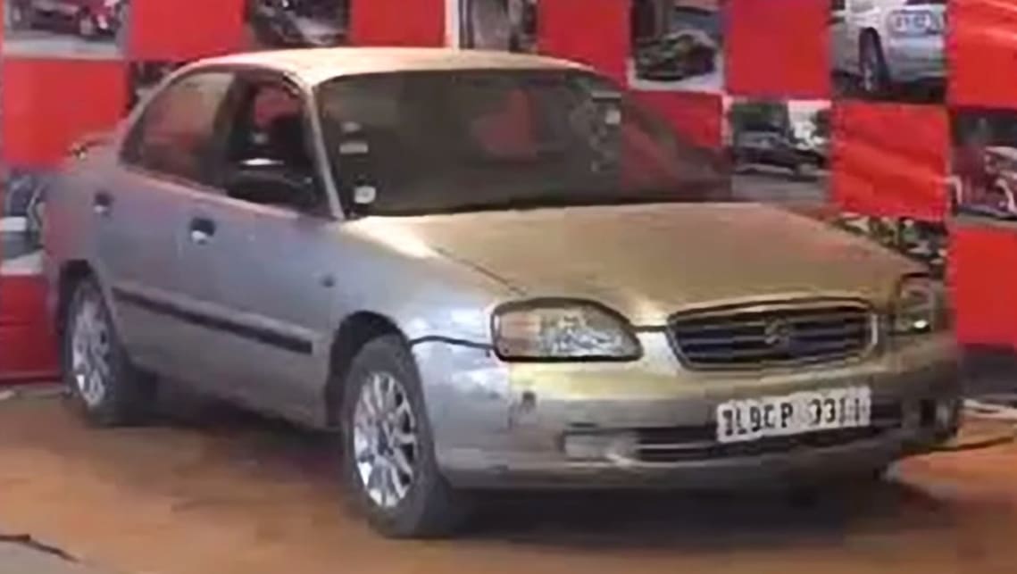 Fun fact: India kept on building the Suzuki Baleno all the way up to 2007. (image credit: YouTube)