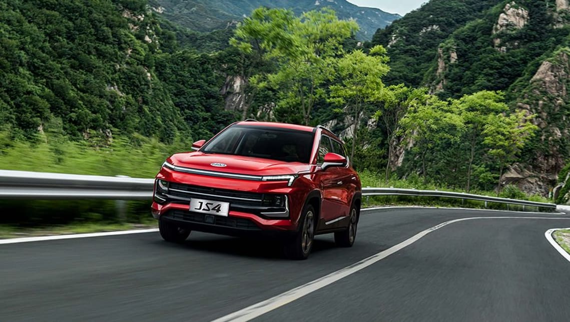 The JAC JS4 is a small internal combustion engine SUV.