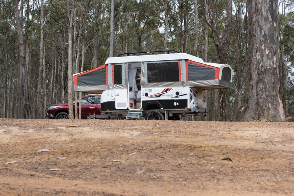The Eagle’s the right mix of comfort and size if you want to do a bit of off-road touring. Images by Brendan Batty/campertrailerreview.com.au