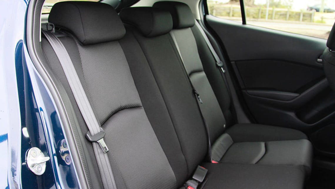Mazda 3 store hatchback back seat
