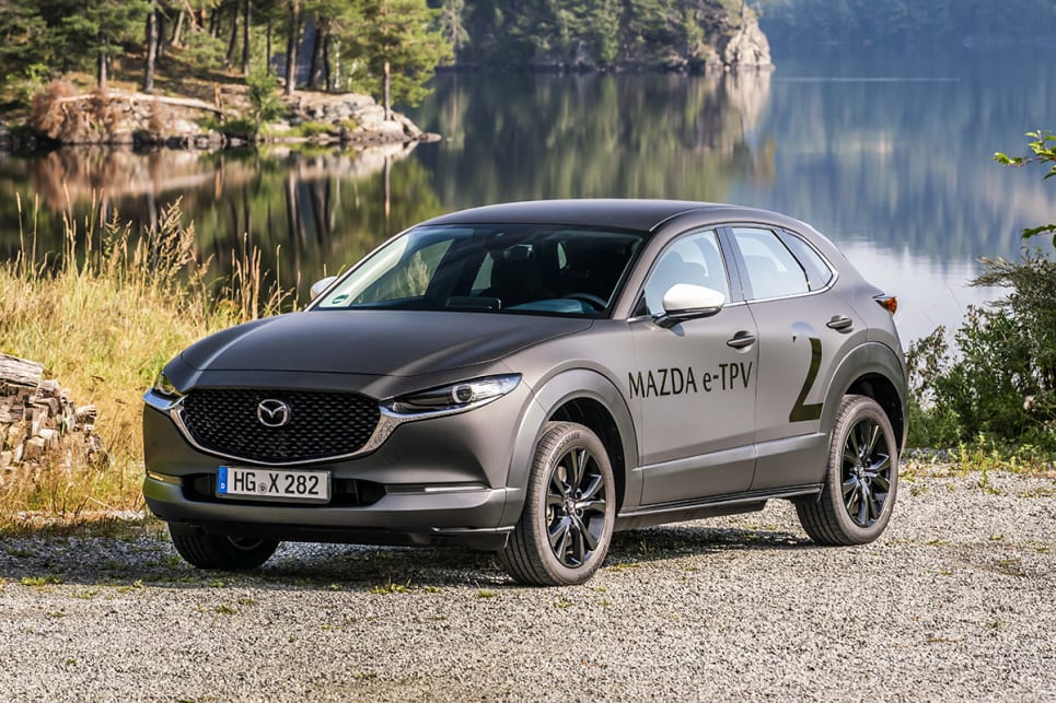 Mazda EV review electric car preview drive CarsGuide