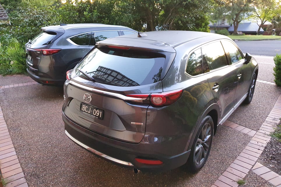 Full marks if you can pick the CX-8 from behind.