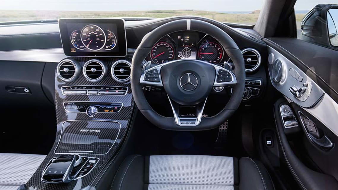2016 Mercedes-Benz AMG C63 Coupe, interior.