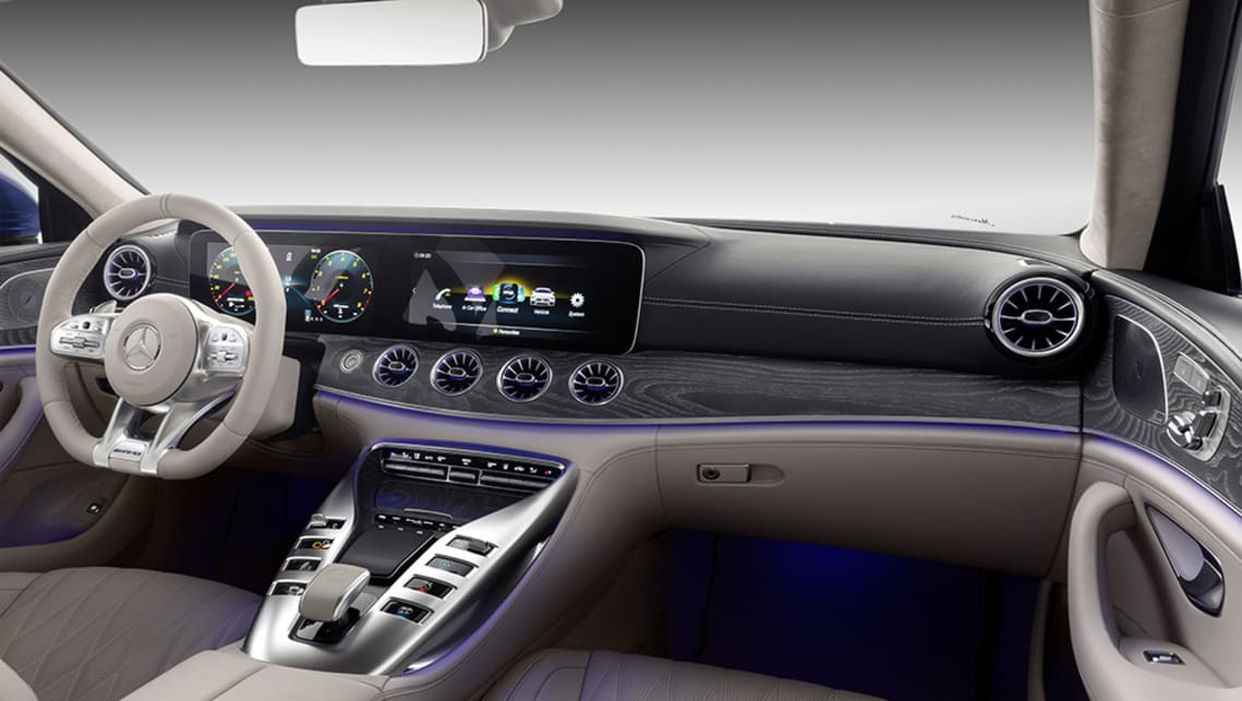 The central console spans from the dash to between the rear seats.