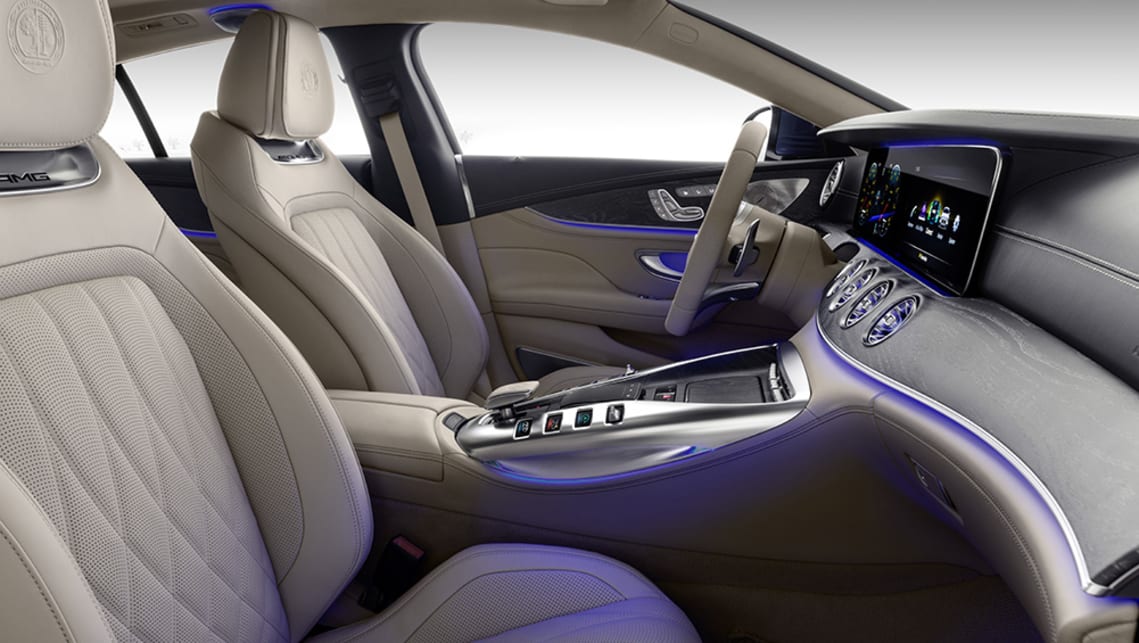 AMG will offer a luxury-focused interior package with tan and silver trim finishes.