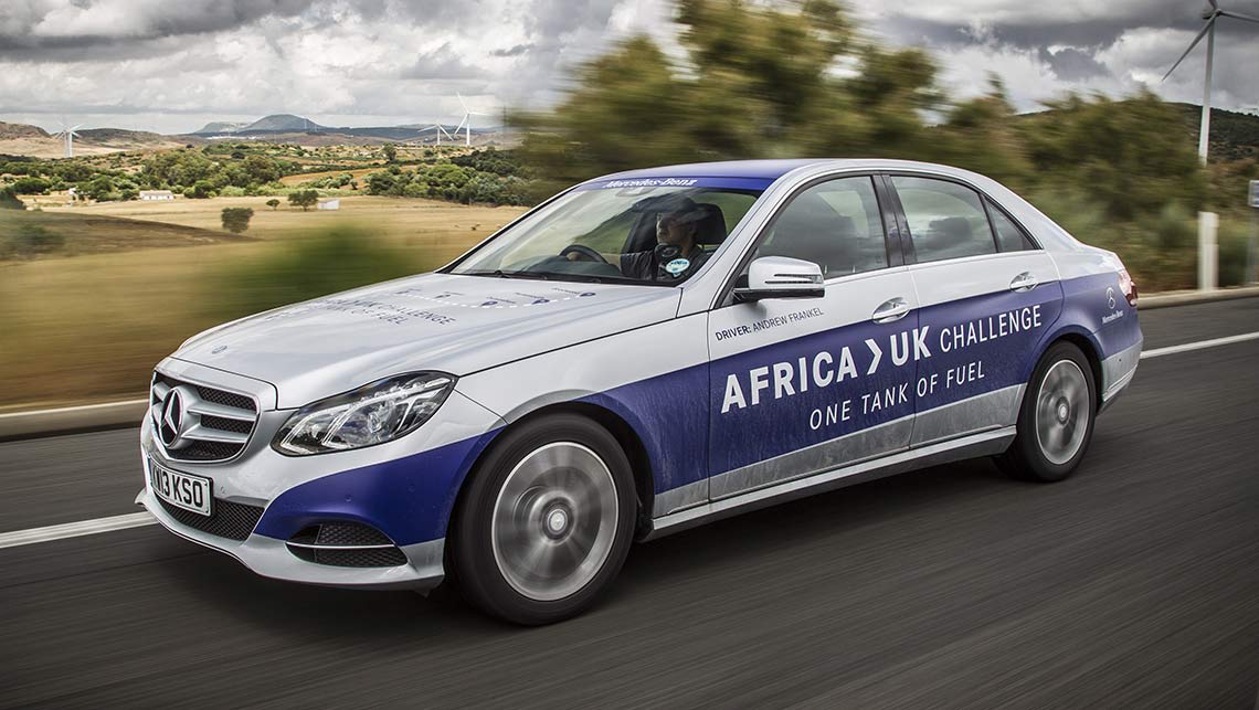 Mercedes E Class Crosses Continents On One Tank Car News