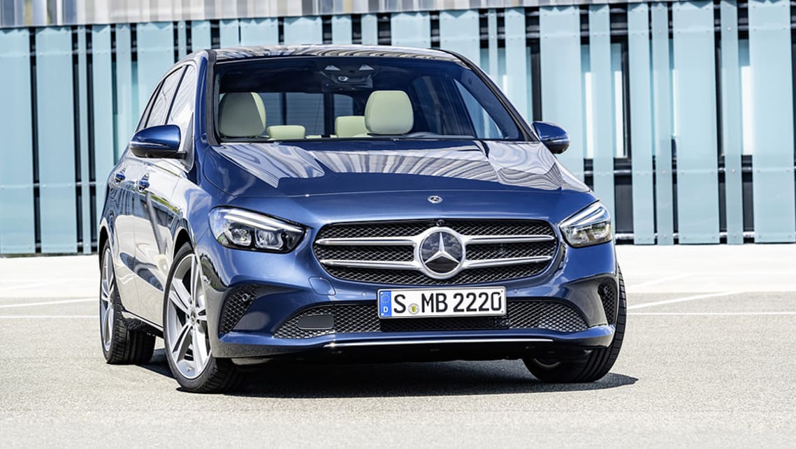 Mercedes-Benz has pumped up its B-Class with a fresh design and an array of high-end technologies.
