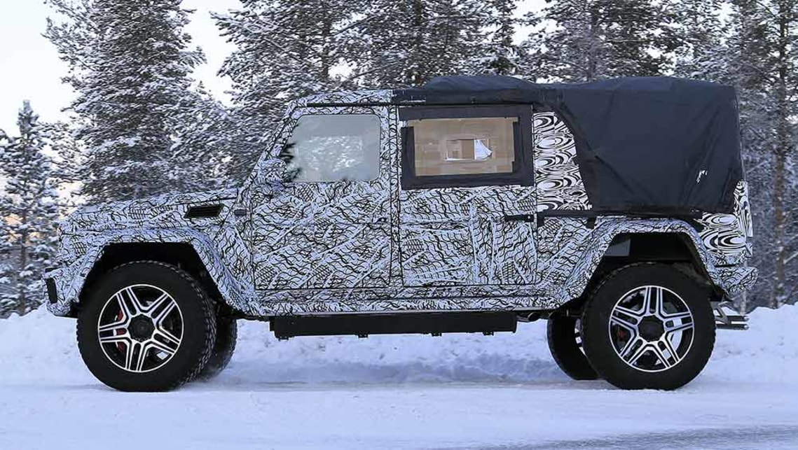 Mercedes-Benz G500 4x4 Squared ute | spy pics