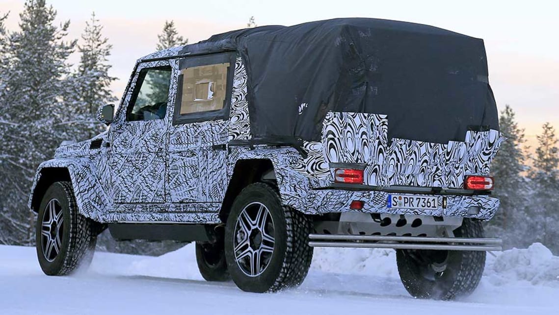 Mercedes-Benz G500 4x4 Squared ute | spy pics