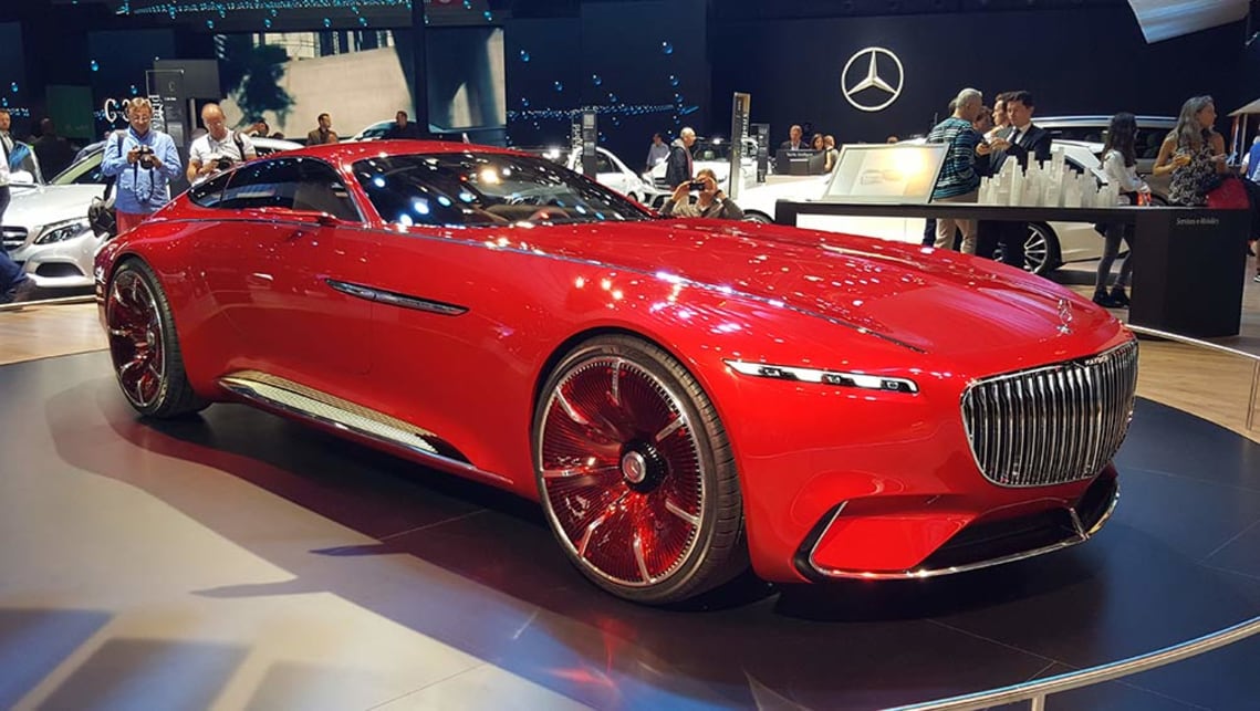 The Vision Mercedes-Maybach 6 concept proves that beautiful design is just a big red coupe away.
