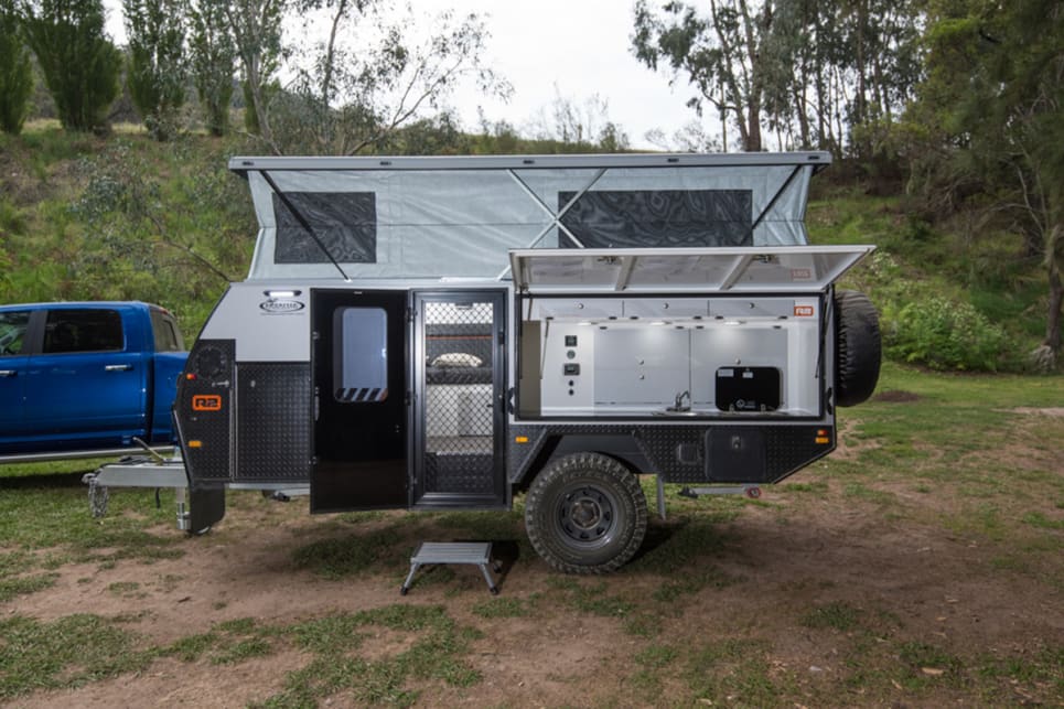 Pop up caravan trailer clearance