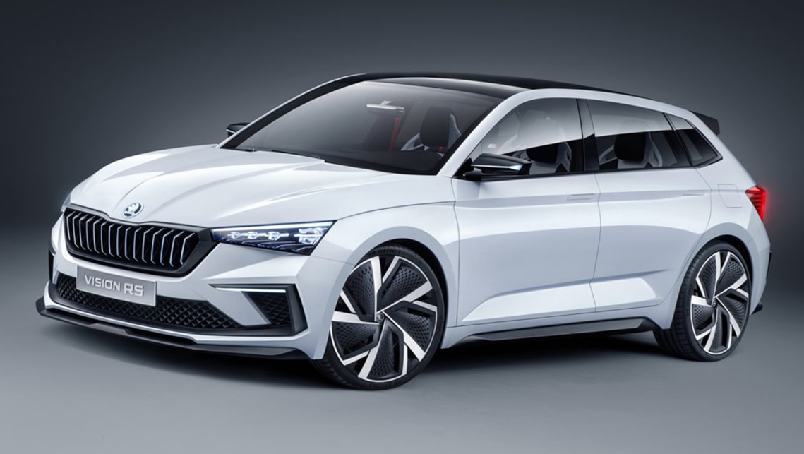 The Scala appears to have pinched its design from Skoda's Vision RS concept.