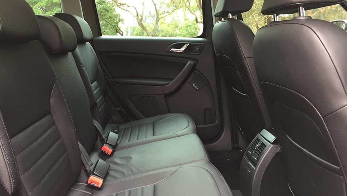 2017 Skoda Yeti 4X4 Outdoor 110TSI rear seats.