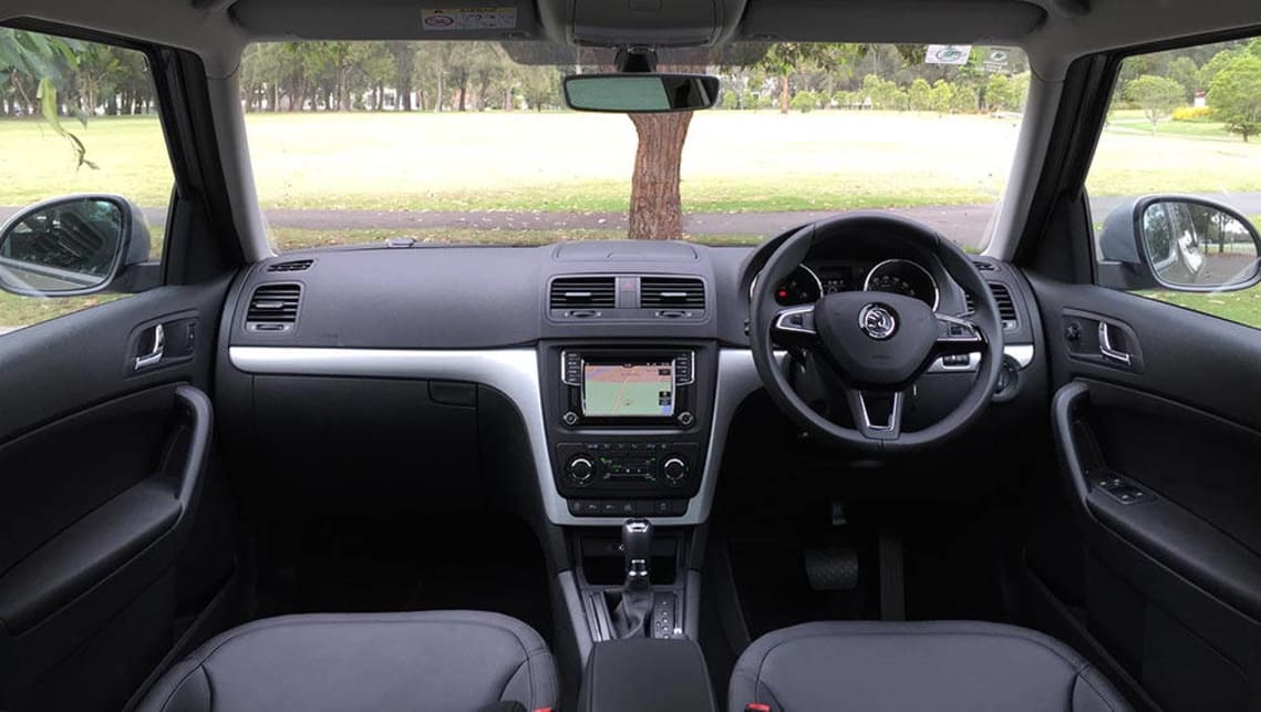 2017 Skoda Yeti 4X4 Outdoor 110TSI interior.
