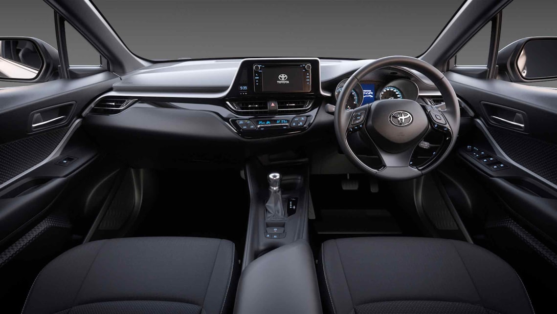 2017 Toyota C-HR interior (pre-production model shown)