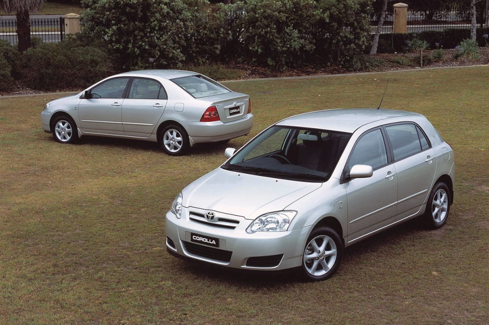 2005 Toyota Corolla Conquest hatch and Ultima sedan