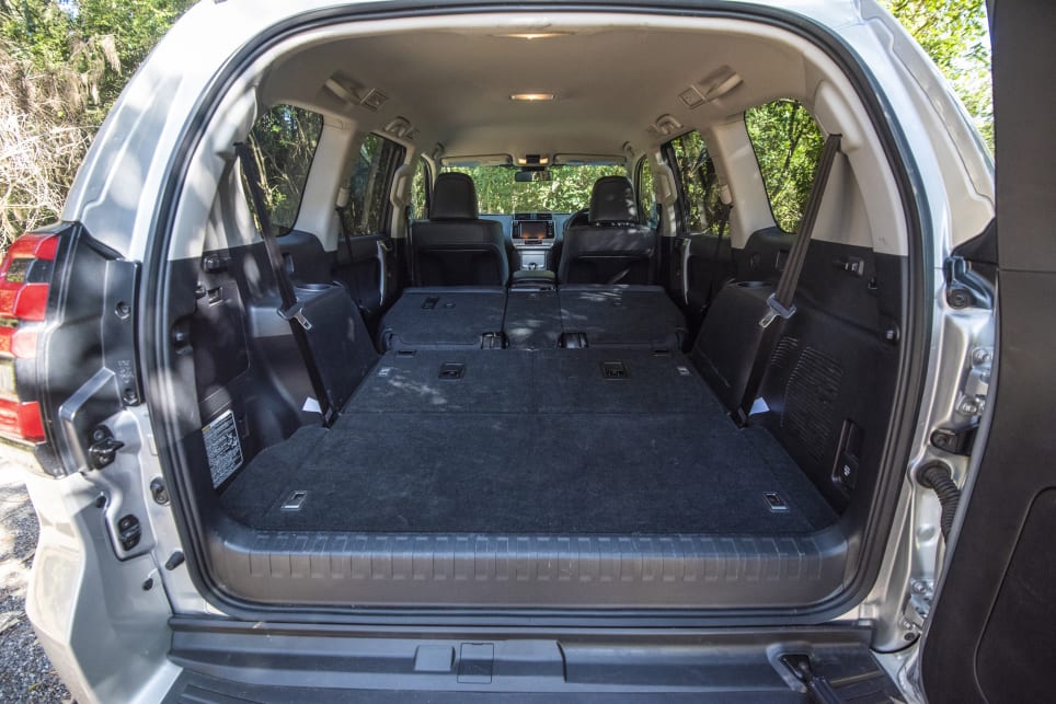 With all the rear seats folded down you have 974L (VDA) at your disposal.