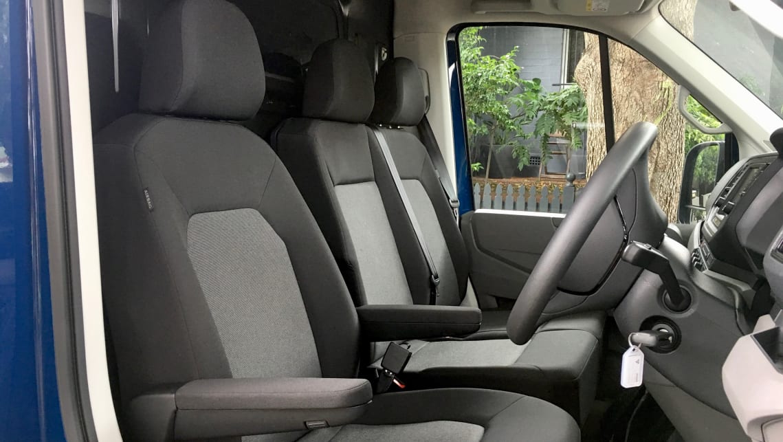 If you’ve sat in - or happen to own - any current VW, the cabin of the Crafter will feel familiar to you.