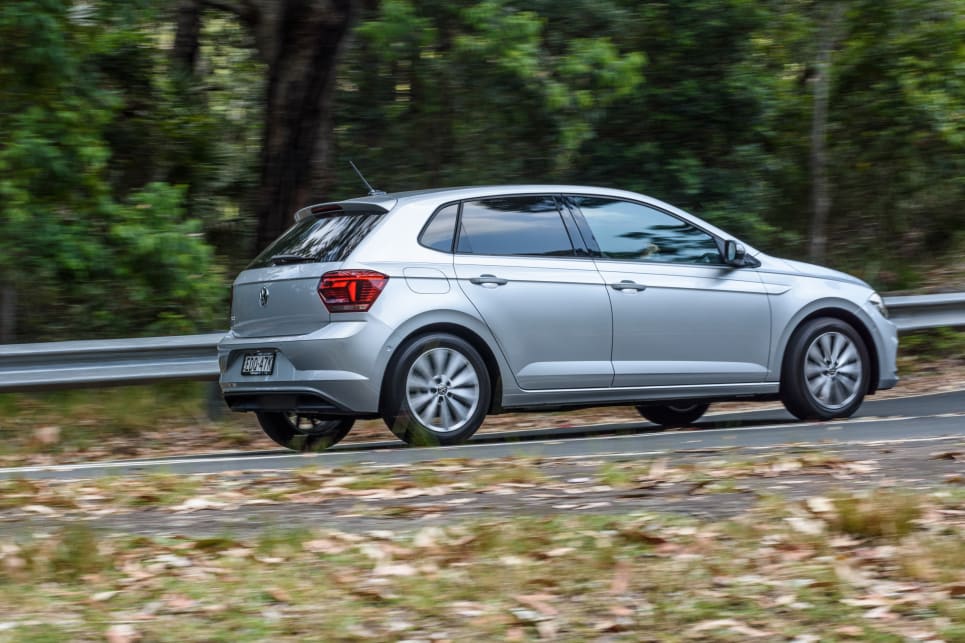 The polo can be a little busy at the rear on the open road or in country driving. 