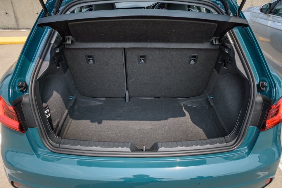 The Audi A1 has 335 litres of boot volume.