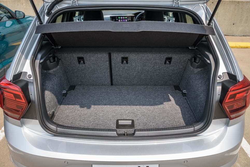 The Polo has a claimed luggage capacity of 351 litres.