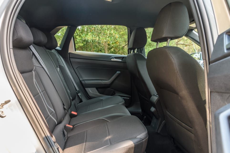 The Polo Style’s rear seat is superbly bolstered and very comfortable.