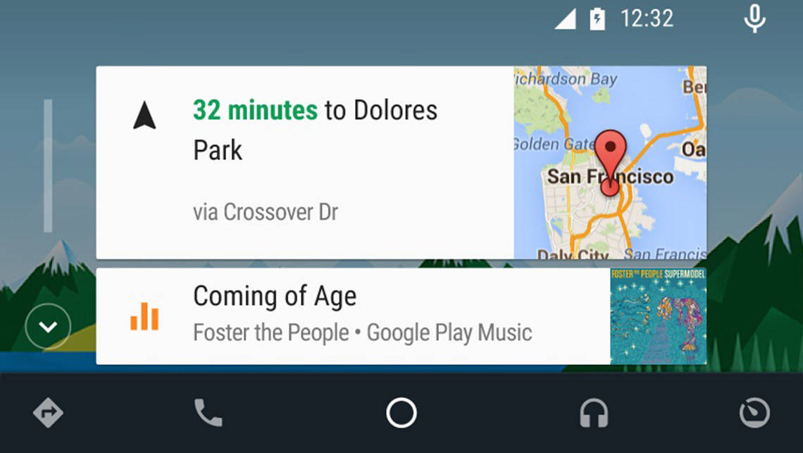 Google's Android Auto multimedia system
