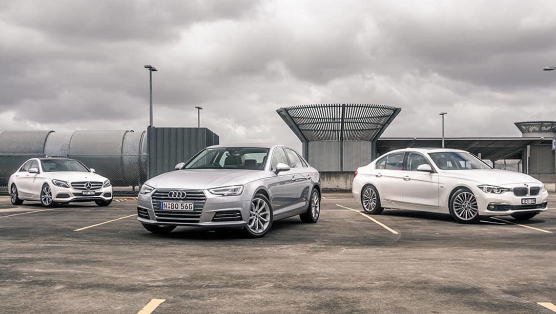  Audi A4, BMW Serie 3 y Mercedes Clase C revisión 2016 |  CarsGuide