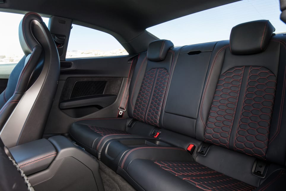 Audi RS5 back seats.