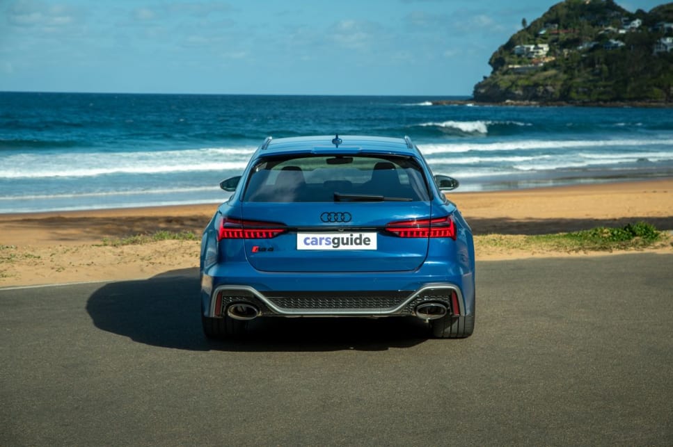 At a distance the RS6 is just an unassuming station wagon. (Image: Tom White)