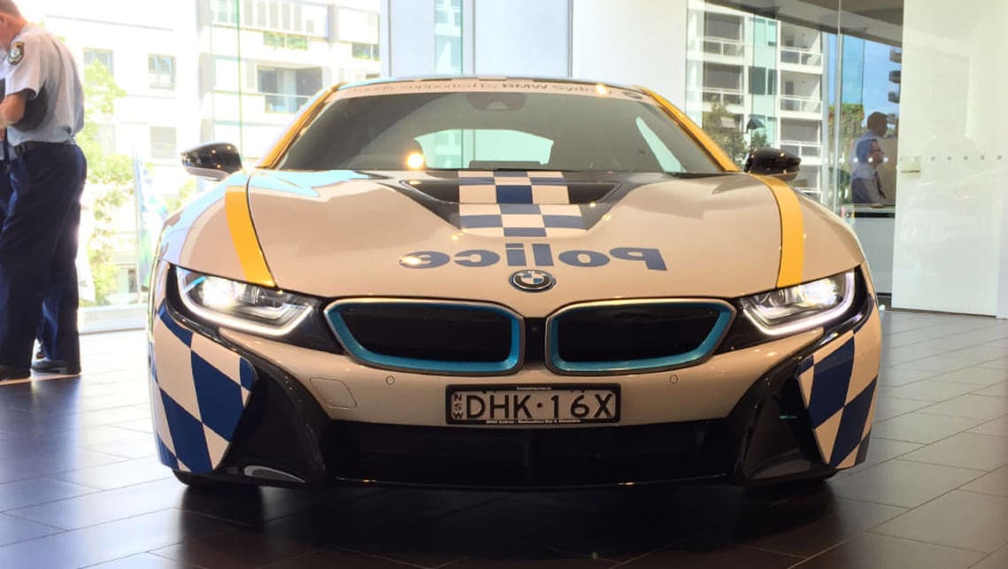 We Would Happily Pull Over For This BMW i8 Police Car