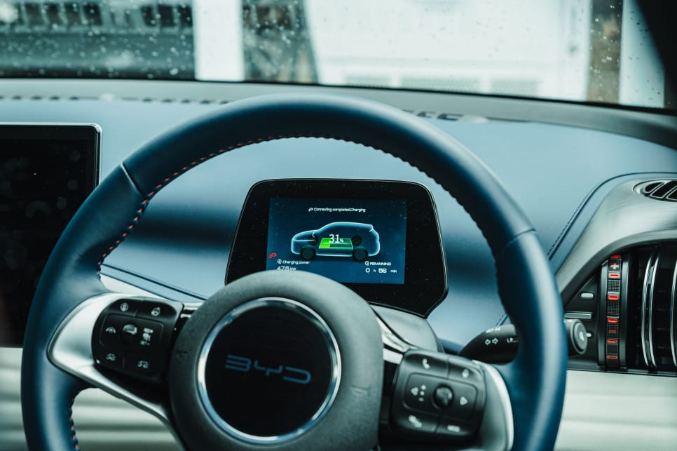 There's a 5.0-inch digital instrument cluster. (image credit: Tom White)
